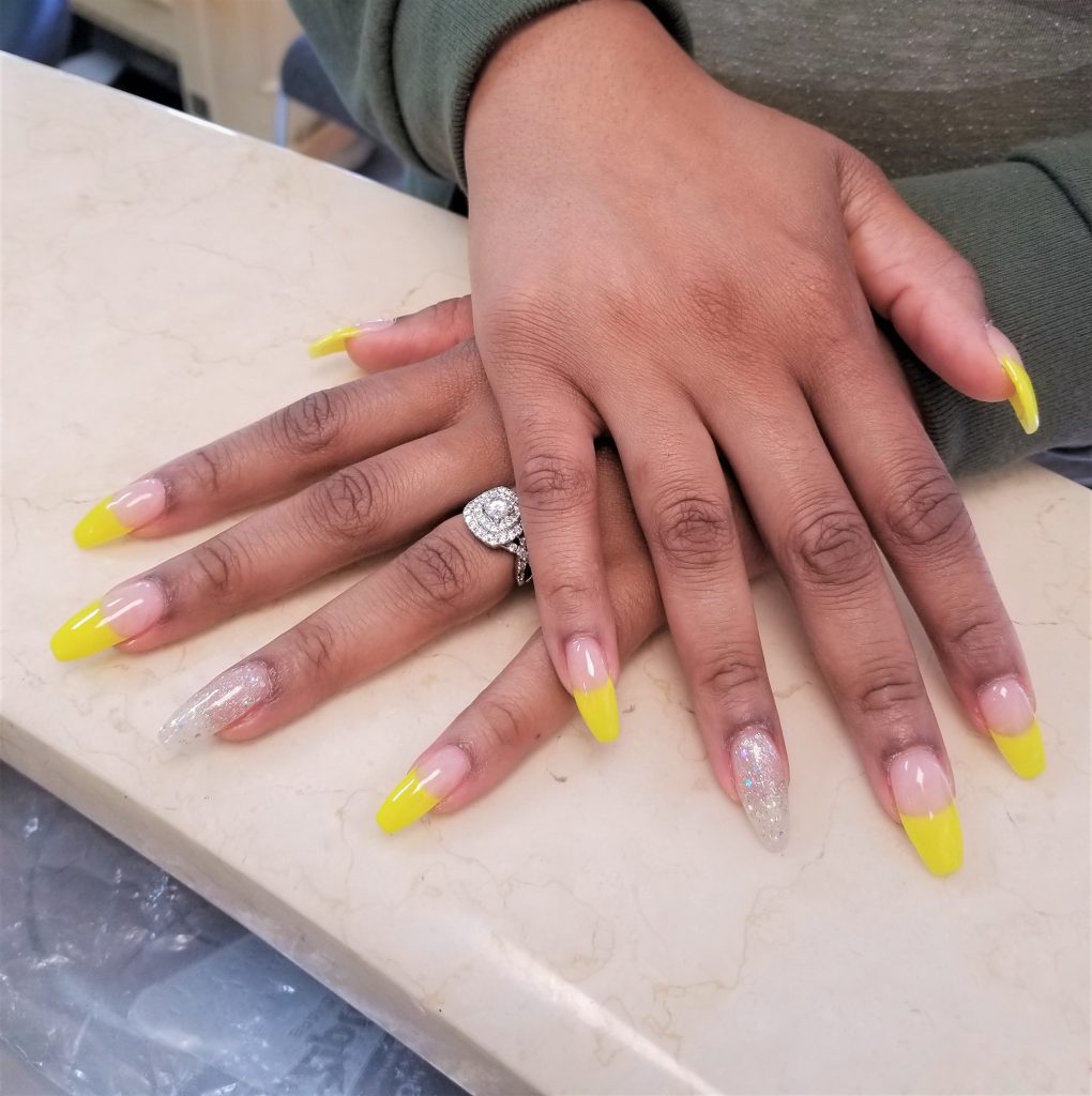 Yellow nails | Sugar's nails & spa | Fort Myers, Florida 33908