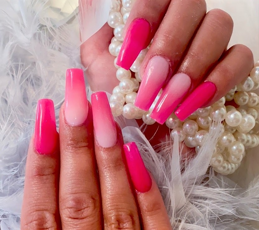 Pink nails | Sugar's nails & spa | Fort Myers, Florida 33908