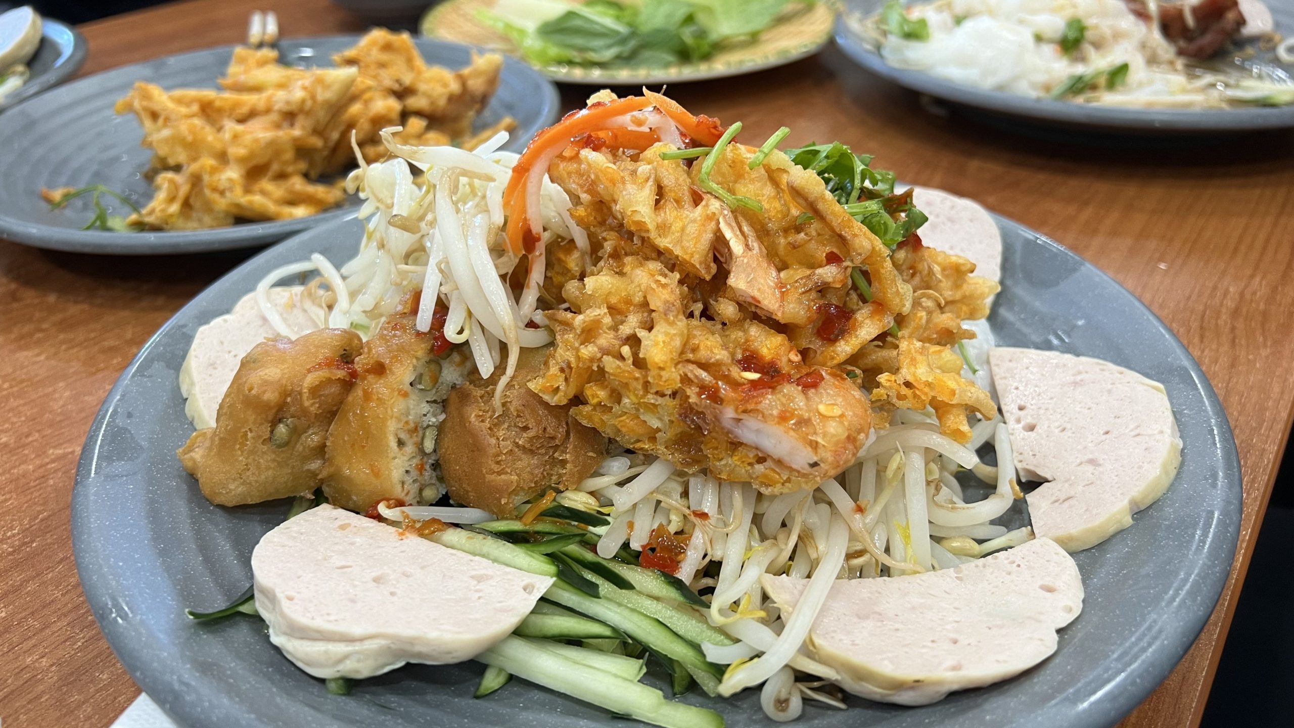 Banh cuon Tay Ho 2 Bolsa Westminster with shrimp tempura is a must-try!