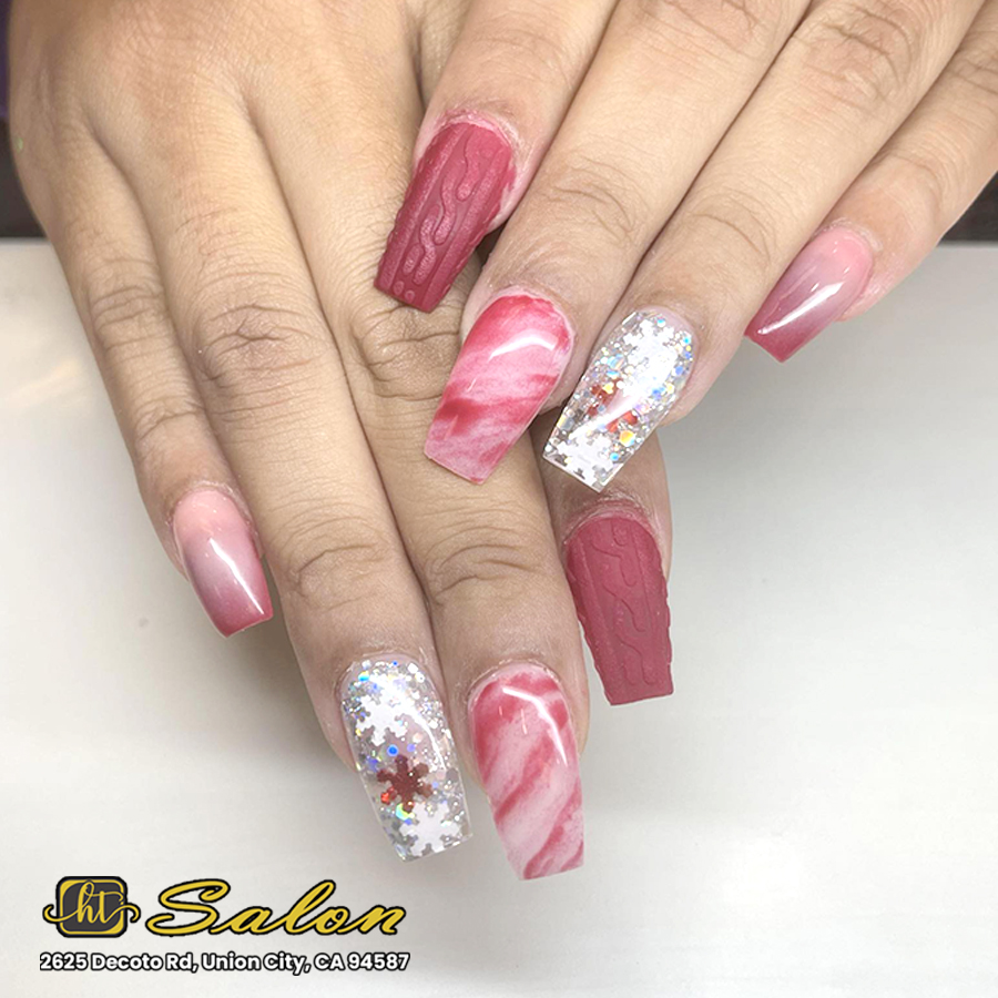 Elevate your look with the perfect nail design at HT Salon in Union City, CA 94587