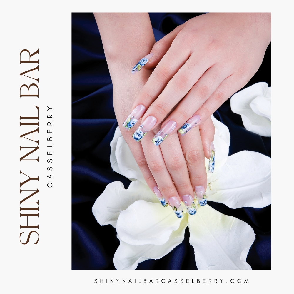 Acrylic nails are a type of artificial nail enhancement | Shiny Nail Bar in Casselberry, FL 32707