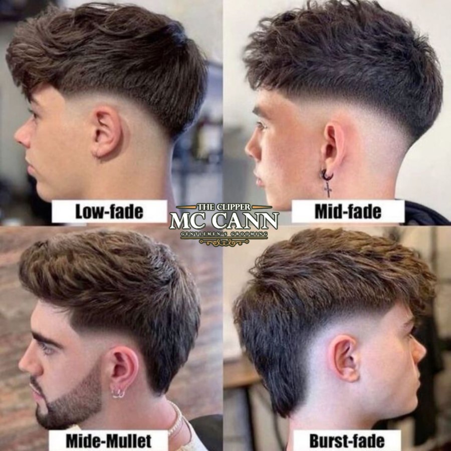 Fade Cut | Mullet | Undercut Hairstyle | Textured Crop | Short Quiff from the best barber shop in Canberra ACT – THE CLIPPER McCANN