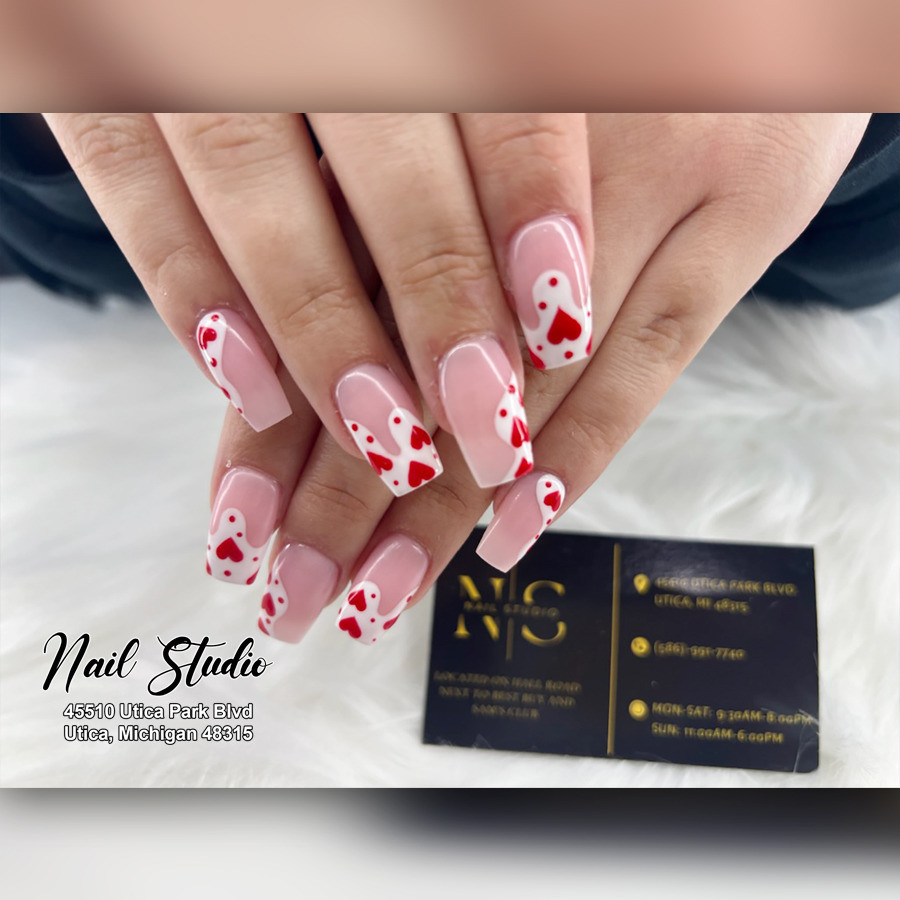 Celebrate the Season of Love with Our Stunning Valentine Nail Art at Nail Studio in Utica, MI 48315