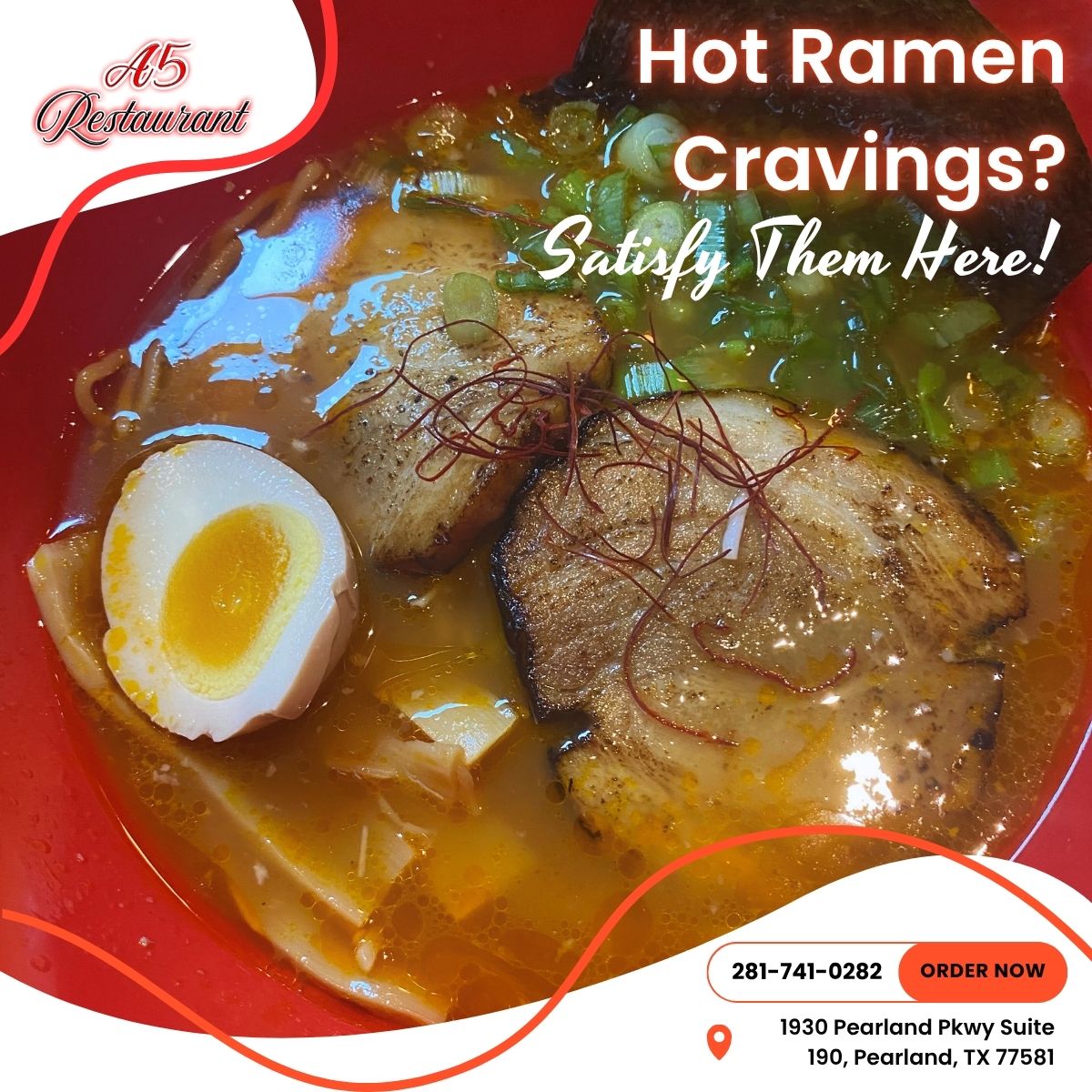 A5 Ramen Restaurant – Best ramen & izayaka in Pearland, TX 77581