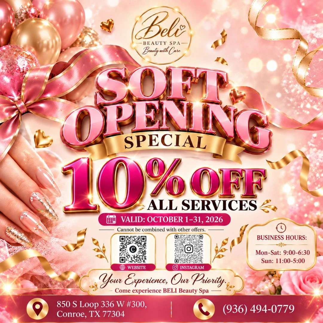 Get Spooky & Stylish: Halloween Nail Art at Beli Beauty Spa Nail Salon in Conroe, TX 77304